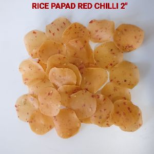 Rice and Red Chilli Papad