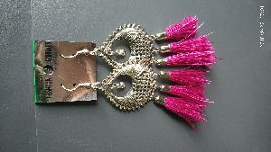 Tezzal earing (pink colour)