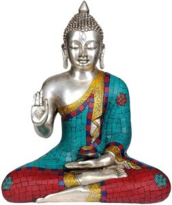 Brass Designer Buddha Statue