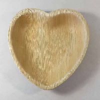 Heart Shape Areca Leaf Plate