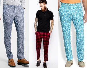 Mens Printed Pants