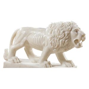 Marble Lion Statue