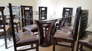 Mirror Dining Table Set