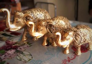 Brass Elephant Statue