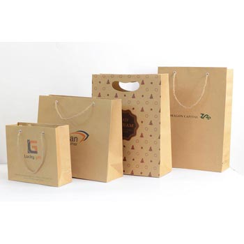 printed kraft paper bags