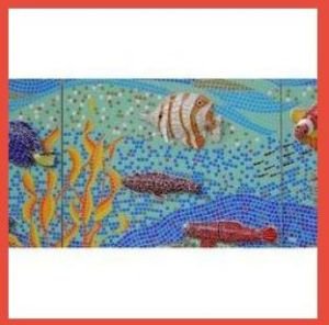 Aquarium Glass Mosaic Tile