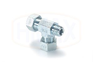 BSPT MSRT-R Male Stud Run Tee Couplings, Male Thread