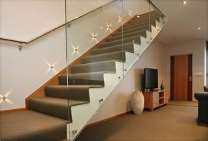 Bottom Fixed Glass Handrails