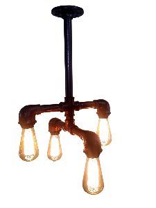 pendant lamp 4 bulb cross(AEL32)