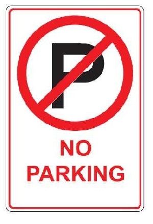 No Parking Board