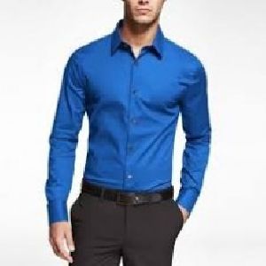 Mens Formal Shirt Dark Blue