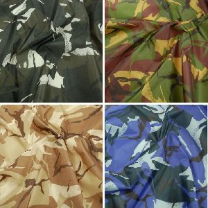 Camouflage Printed Matty Fabric
