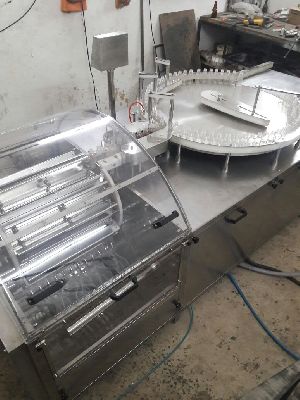 Automatic Combo Airjet Cum Waterjet Bottle Cleaning Machine