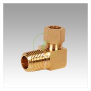 Brass Male Elbow Connector Assembly