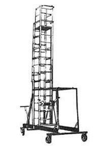 Aluminum Telescopic Box Tower Ladder