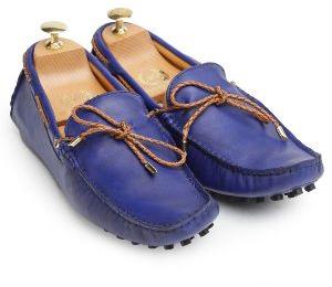 Gommino Blueberry Leather Loafers