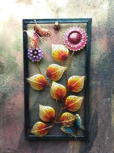 Handmade iron decorative wall frame