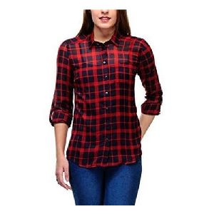 Ladies Checkered Shirts