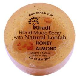 Honey almond loofha soap