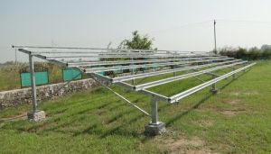 SOLAR MOUNTING DOUBLE POLE STRUCTURE