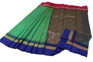 TEMPLE BORDER SAREES