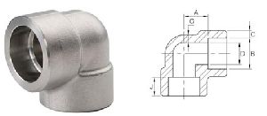 SOCKET WELD 90 DEGREE ELBOW