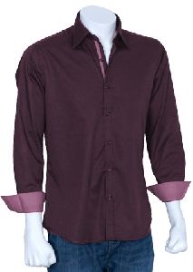 Purple Regular Fit Formal Shirt