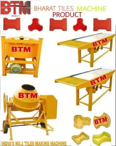 Interlocking Tiles Making Machine