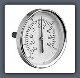 Bi-Metallic Temperature Gauge