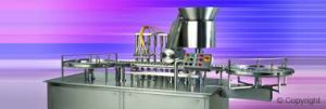 Injectable Volumetric Liquid Vial Filling Machine with Stoppering