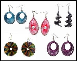 Silk Thread Earings