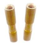 Brass Inserts Straight Knurl Single Groove