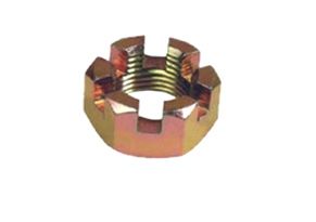 Brass Slotted Castle Nut