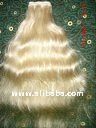 Platinum blonde virgin indian human hair weave