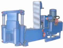 Double Compression Auto Door Baler Machine