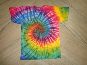 HANDMADE TIE DYE SPIRAL T-SHIRT