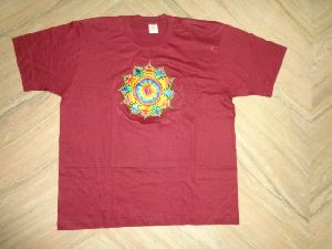 OM EMBROIDERY T-SHIRT