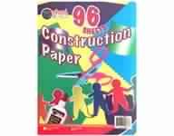96 SHEETS ASSORTED COLORS CONSTRUCTION PAPER