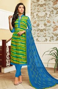 Cotton Daily Wear Designer Printed Churidar Suit