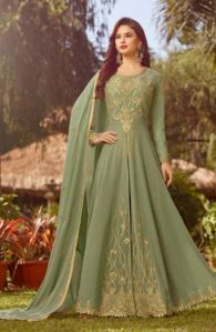 Georgette Floor Length Anarkali Suit