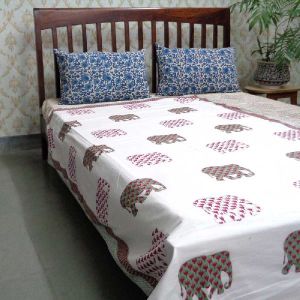 Jaipur Cotton Hand Block Printed Twin size Dohars