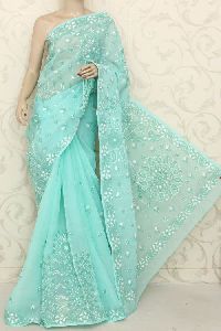 Chikankari Cotton Sarees