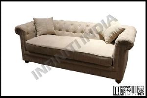 Grain Sack Three Seater Sofa