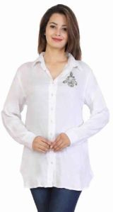 White Formal Shirt Full Sleeve