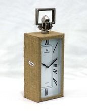 vertical shaped Analog table clock