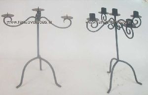 IRON METAL CANDLE STAND