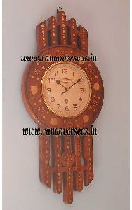 Sheesham Wood Wall Hanging Clock