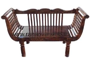 Wooden Iron Garden Chair