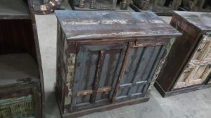 Indian wooden hand made reclaimed chest furniture