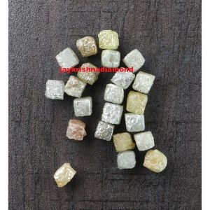 Mix Color Congo Cube Rough Loose Diamonds